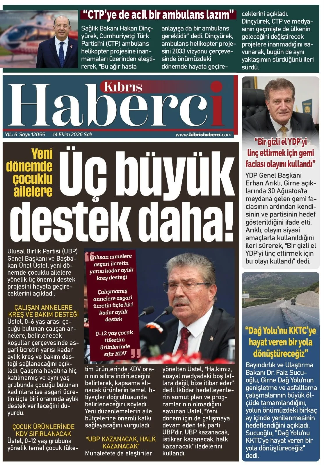Gazete Manşetleri - 14 ekim 2026 - 13