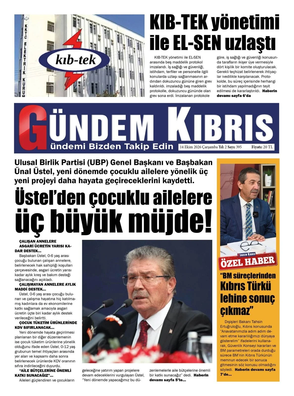 Gazete Manşetleri - 14 Ekim 2026 - 2