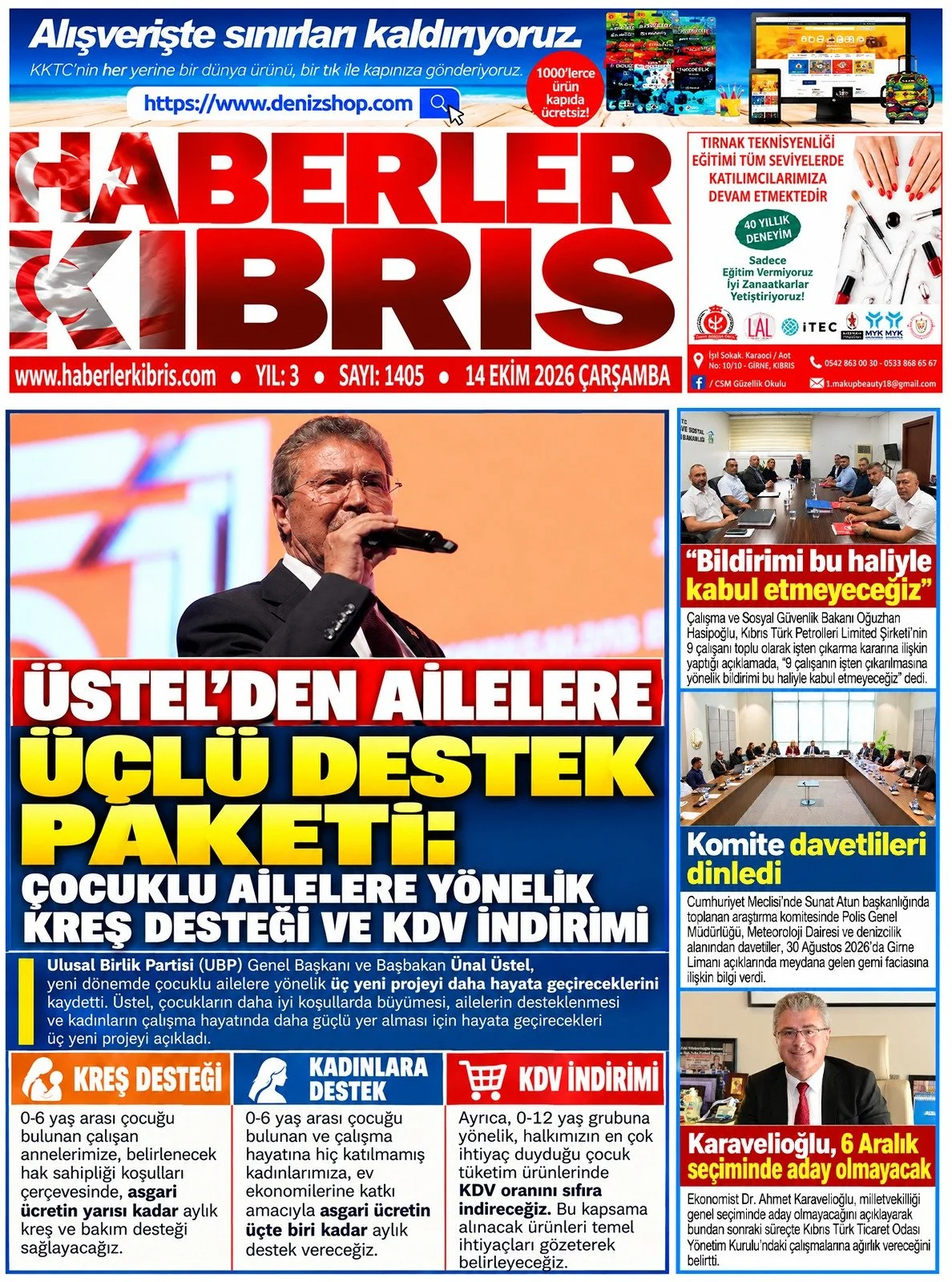Gazete Manşetleri - 14 Ekim 2026 - 18
