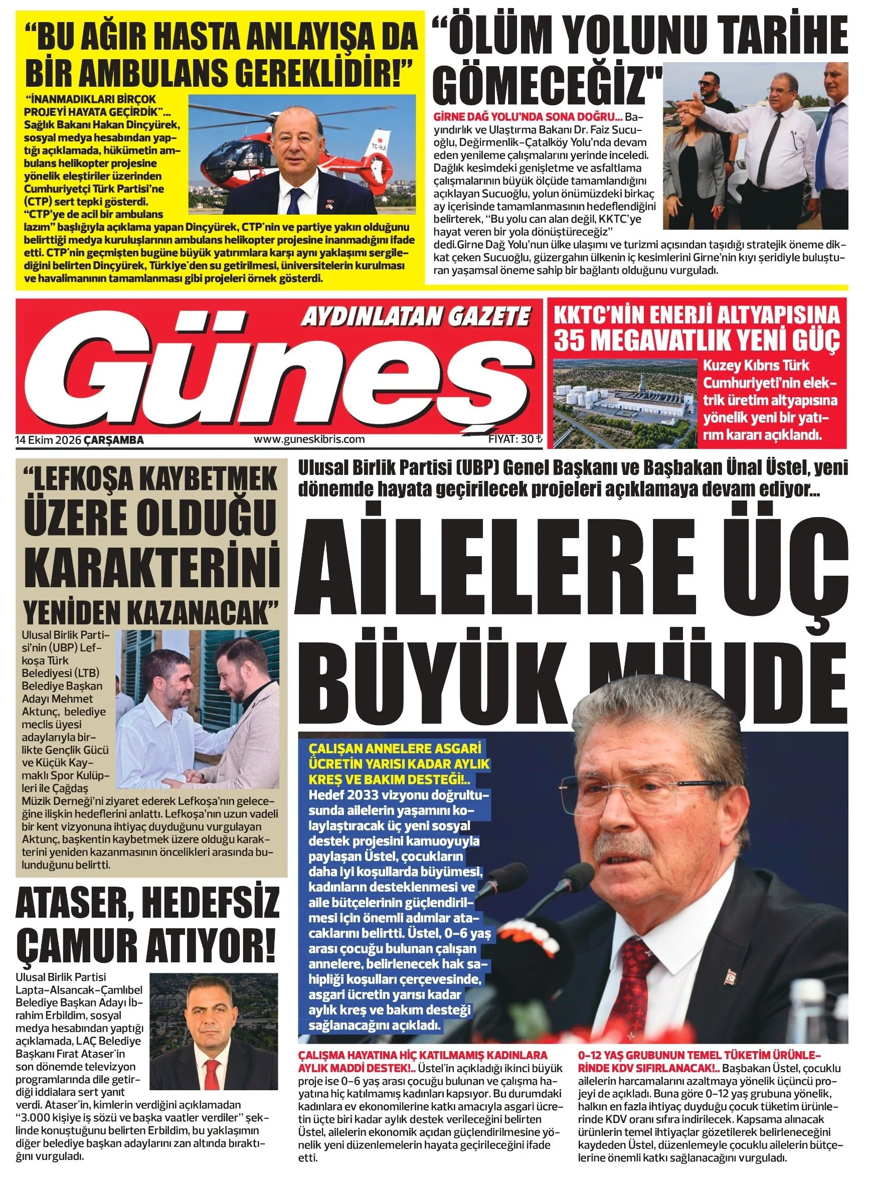 Gazete Manşetleri - 14 Ekim 2026 - 6