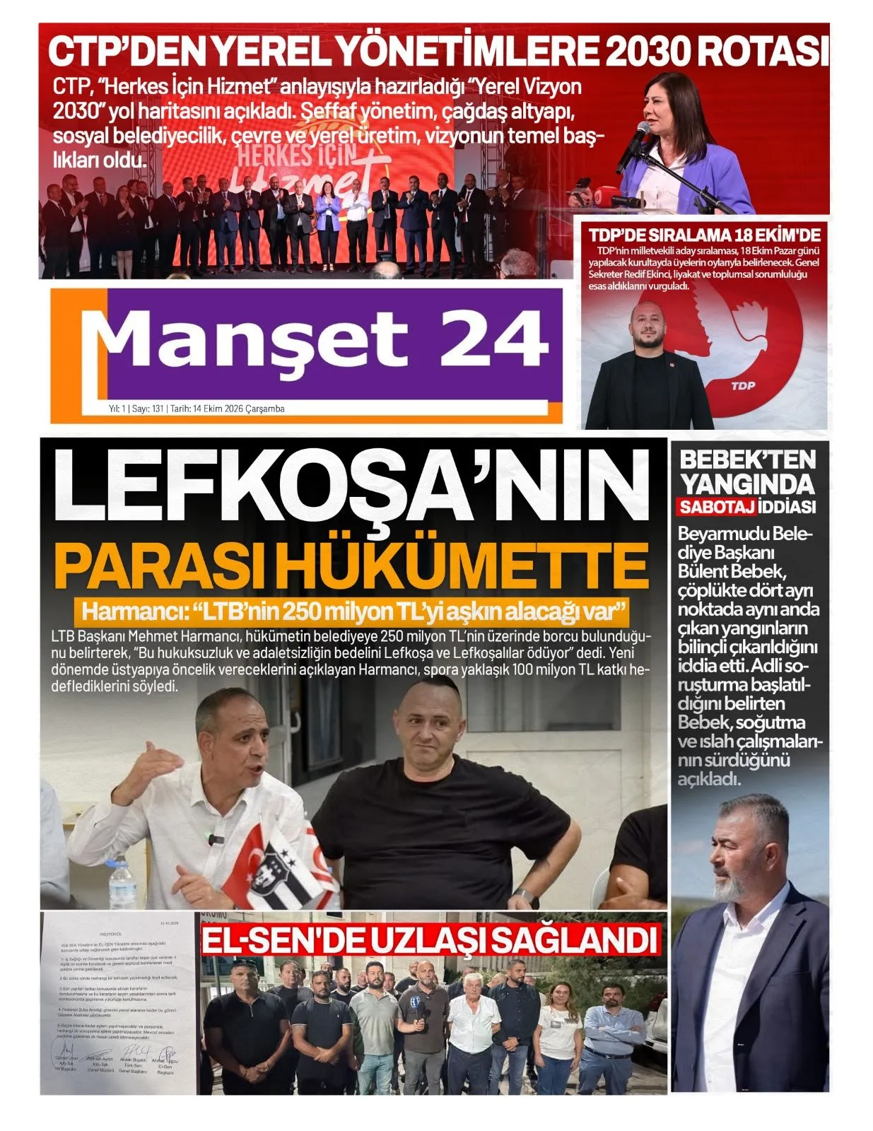Gazete Manşetleri - 14 Ekim 2026 - 38