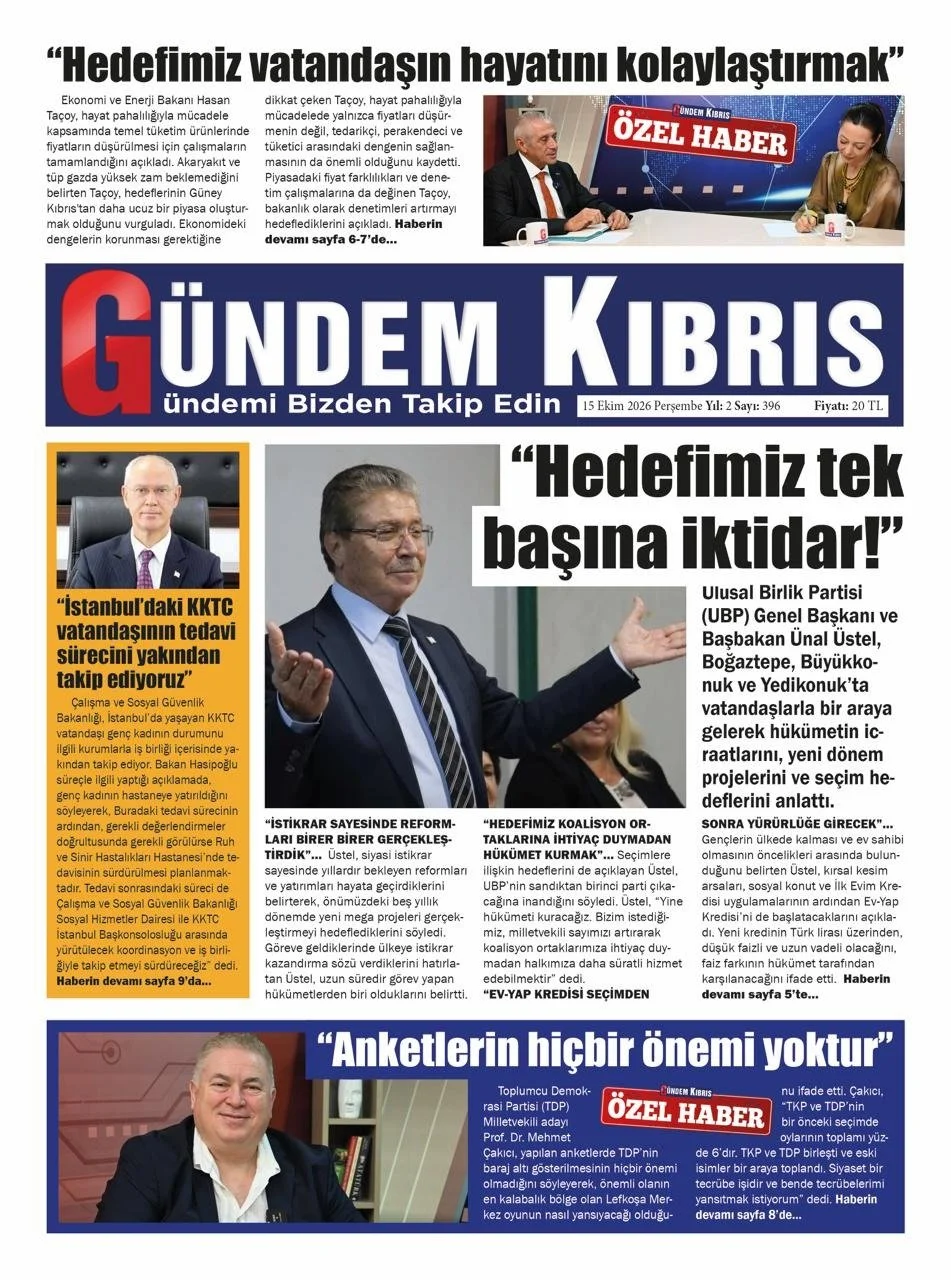 Gazete Manşetleri - 15 Ekim 2026 - 4