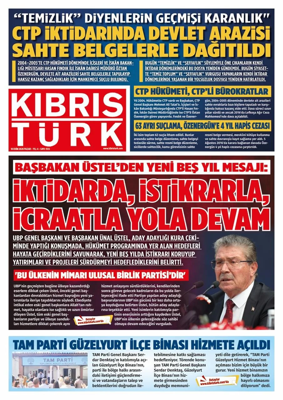 Gazete Manşetleri - 18 Ekim 2026 - 19