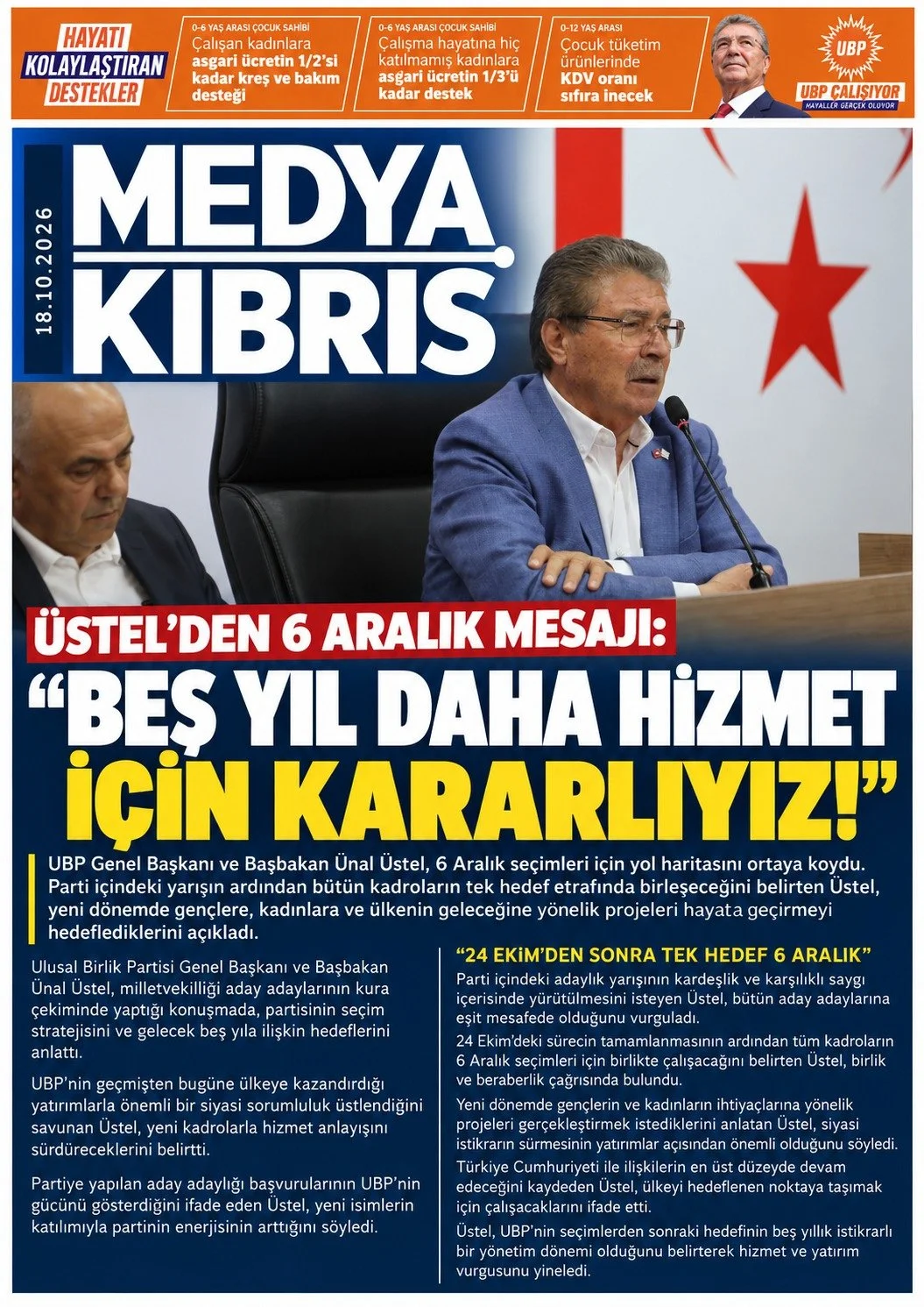 Gazete Manşetleri - 18 Ekim 2026 - 20