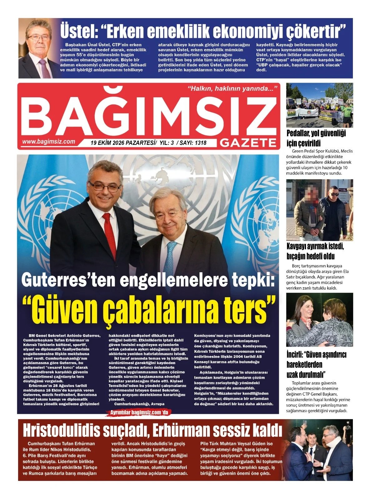 Gazete Manşetleri - 19 Ekim 2026 - 14