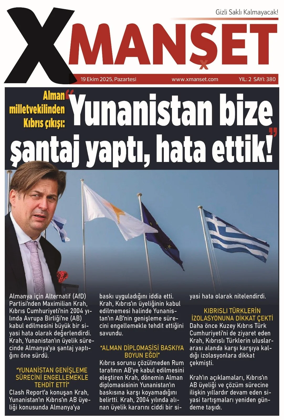 Gazete Manşetleri - 19 Ekim 2026 - 43