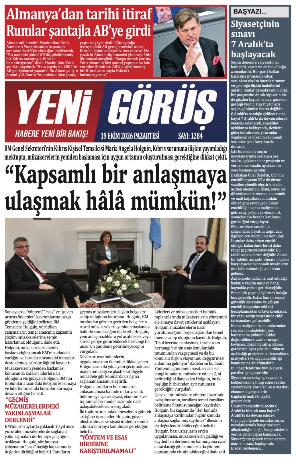 Gazete Manşetleri - 19 Ekim 2026 - 25