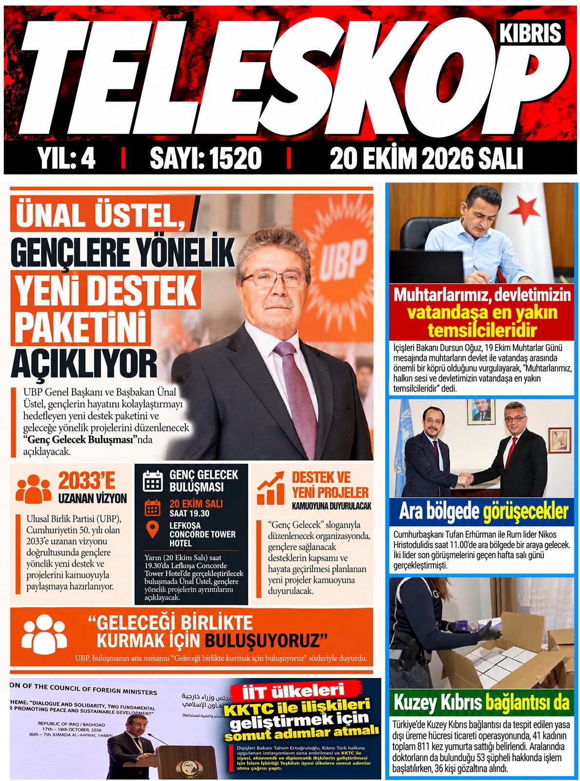 Gazete Manşetleri - 20 Ekim Salı - 43