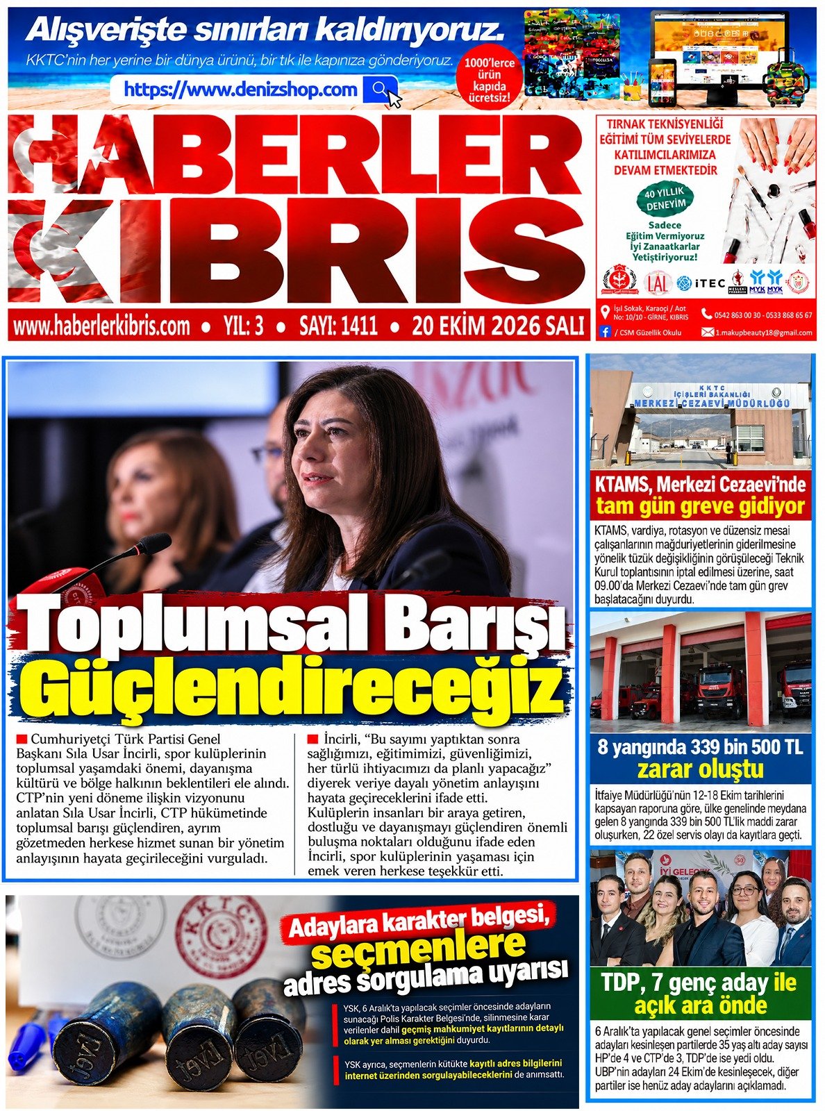 Gazete Manşetleri - 20 Ekim Salı - 41