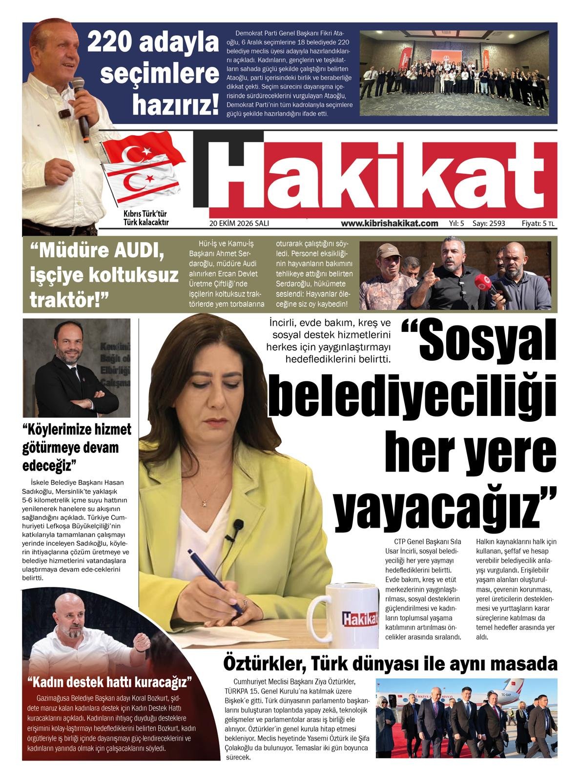 Gazete Manşetleri - 20 Ekim Salı - 9