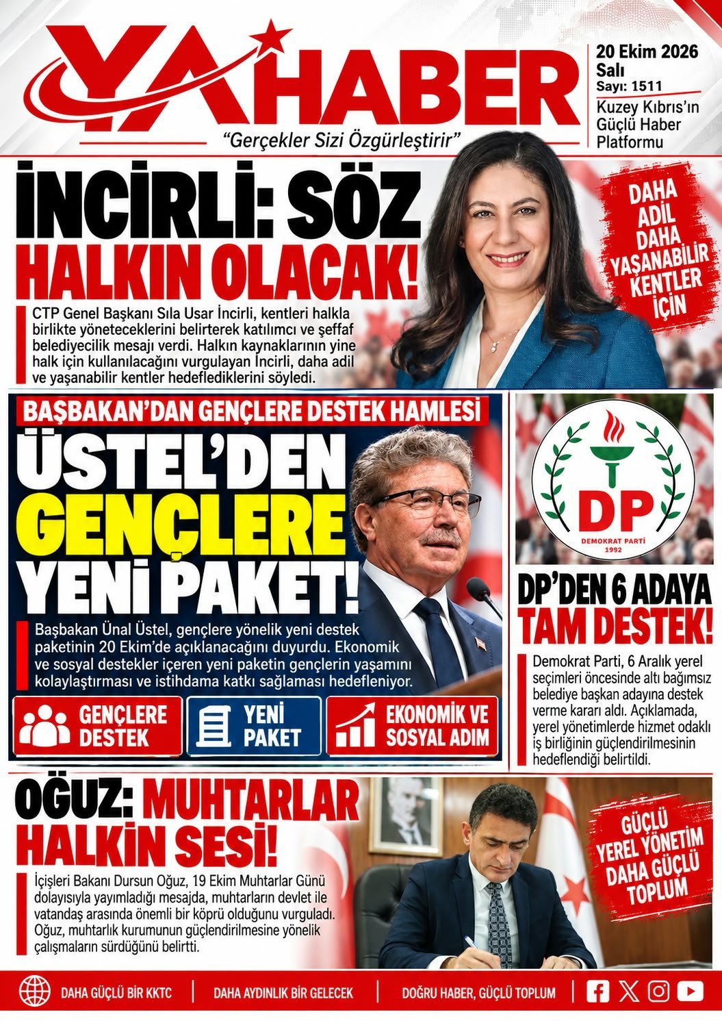 Gazete Manşetleri - 20 Ekim Salı - 39