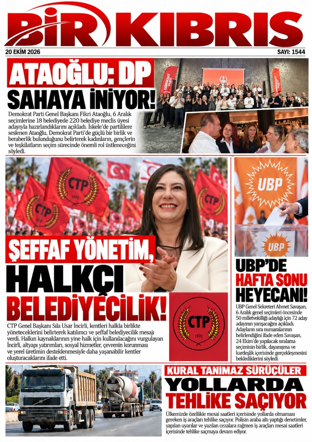 Gazete Manşetleri - 20 Ekim Salı - 29