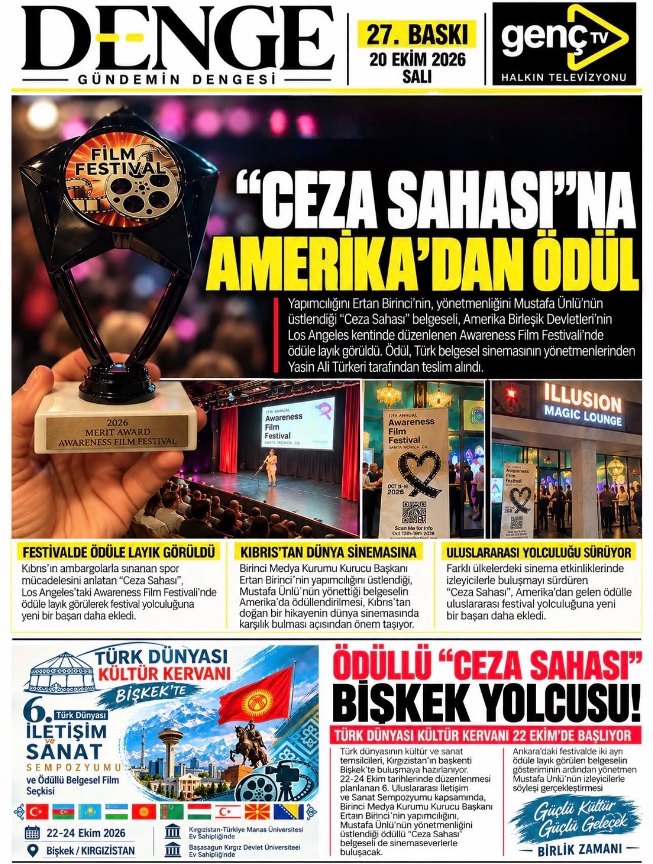 Gazete Manşetleri - 20 Ekim Salı - 34