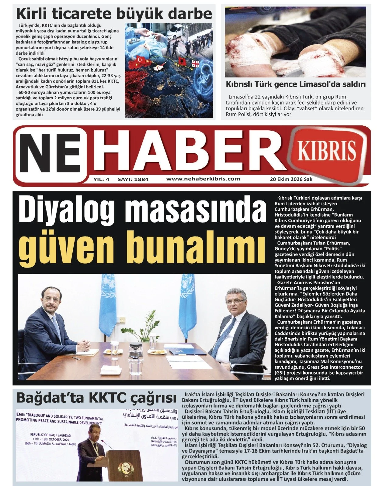 Gazete Manşetleri - 20 Ekim Salı - 15