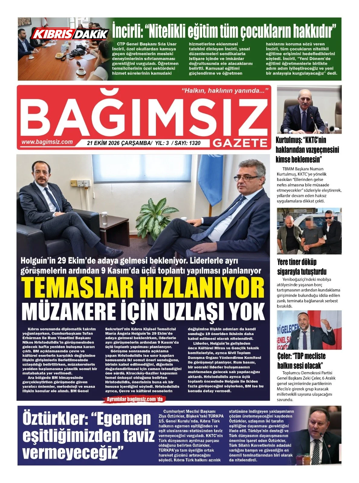 Gazete Manşetleri - 21 Ekim 2026 - 39