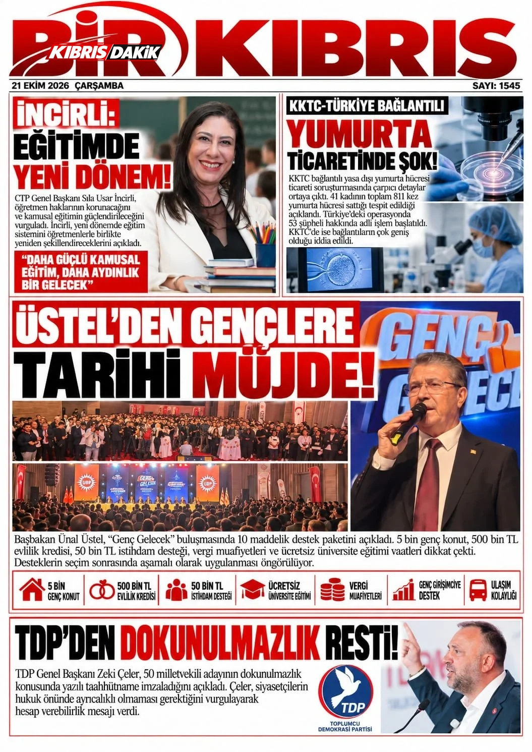Gazete Manşetleri - 21 Ekim 2026 - 24