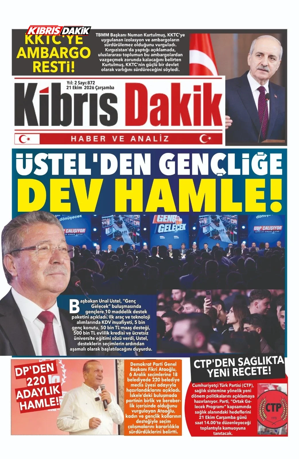 Gazete Manşetleri - 21 Ekim 2026 - 40