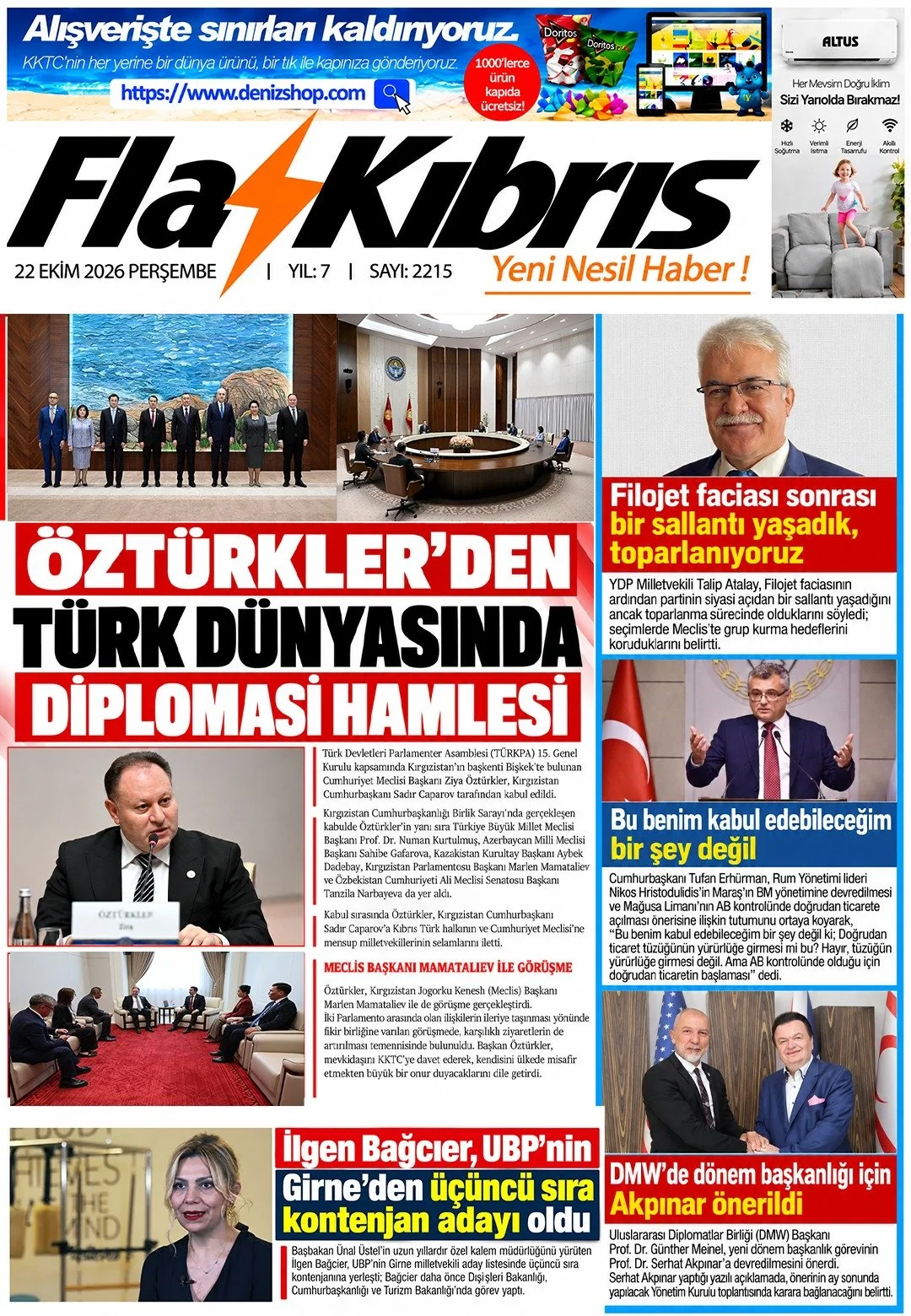 Gazete Manşetleri - 22 Ekim 2026 - 35