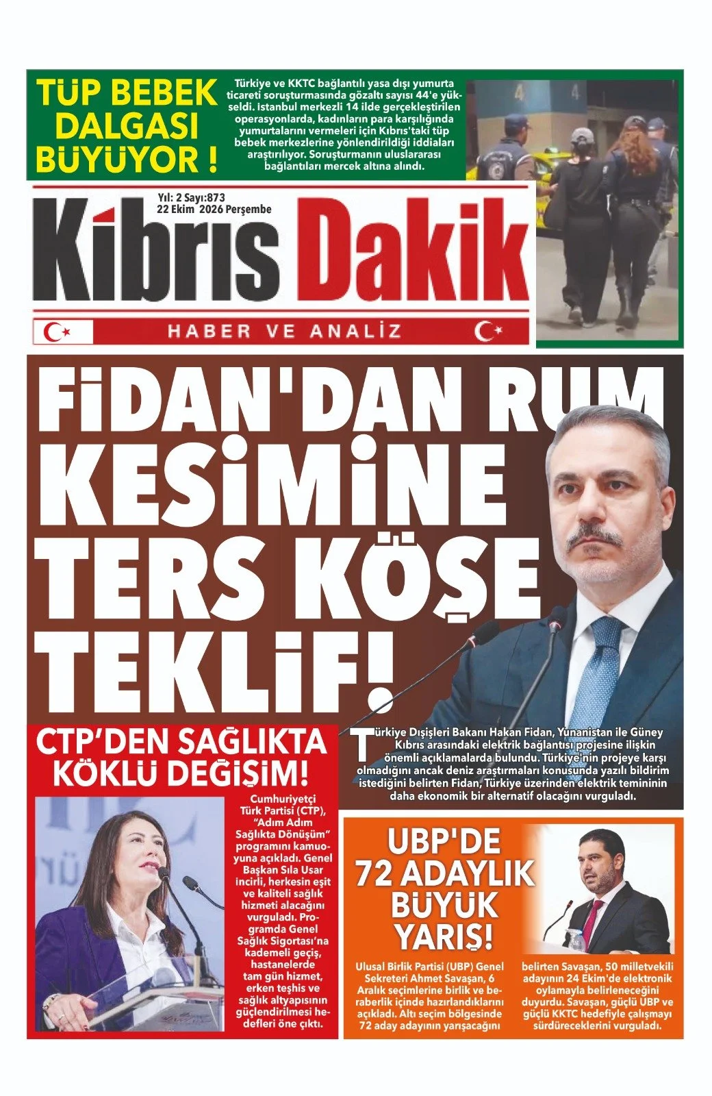 Gazete Manşetleri - 22 Ekim 2026 - 29