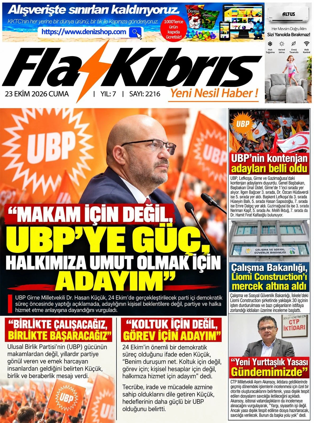 Gazete Manşetleri - 23 Ekim 2024 - 25
