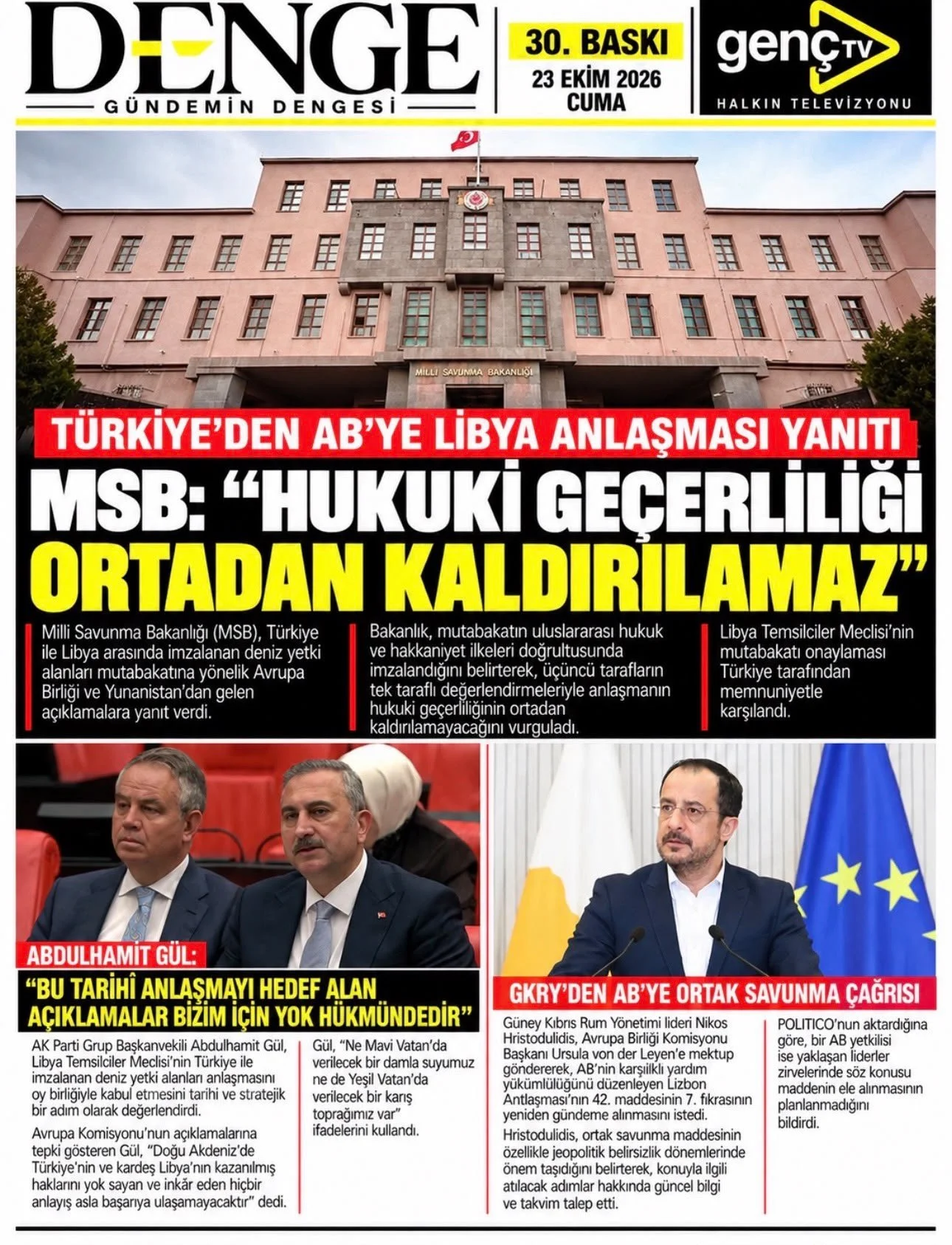 Gazete Manşetleri - 23 Ekim 2024 - 17