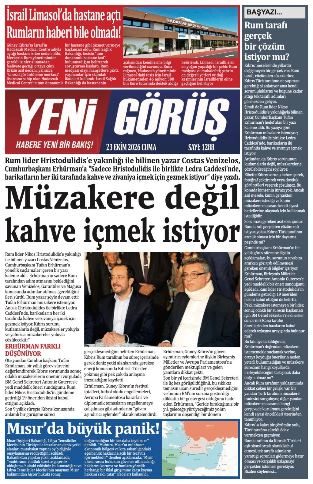 Gazete Manşetleri - 23 Ekim 2024 - 30