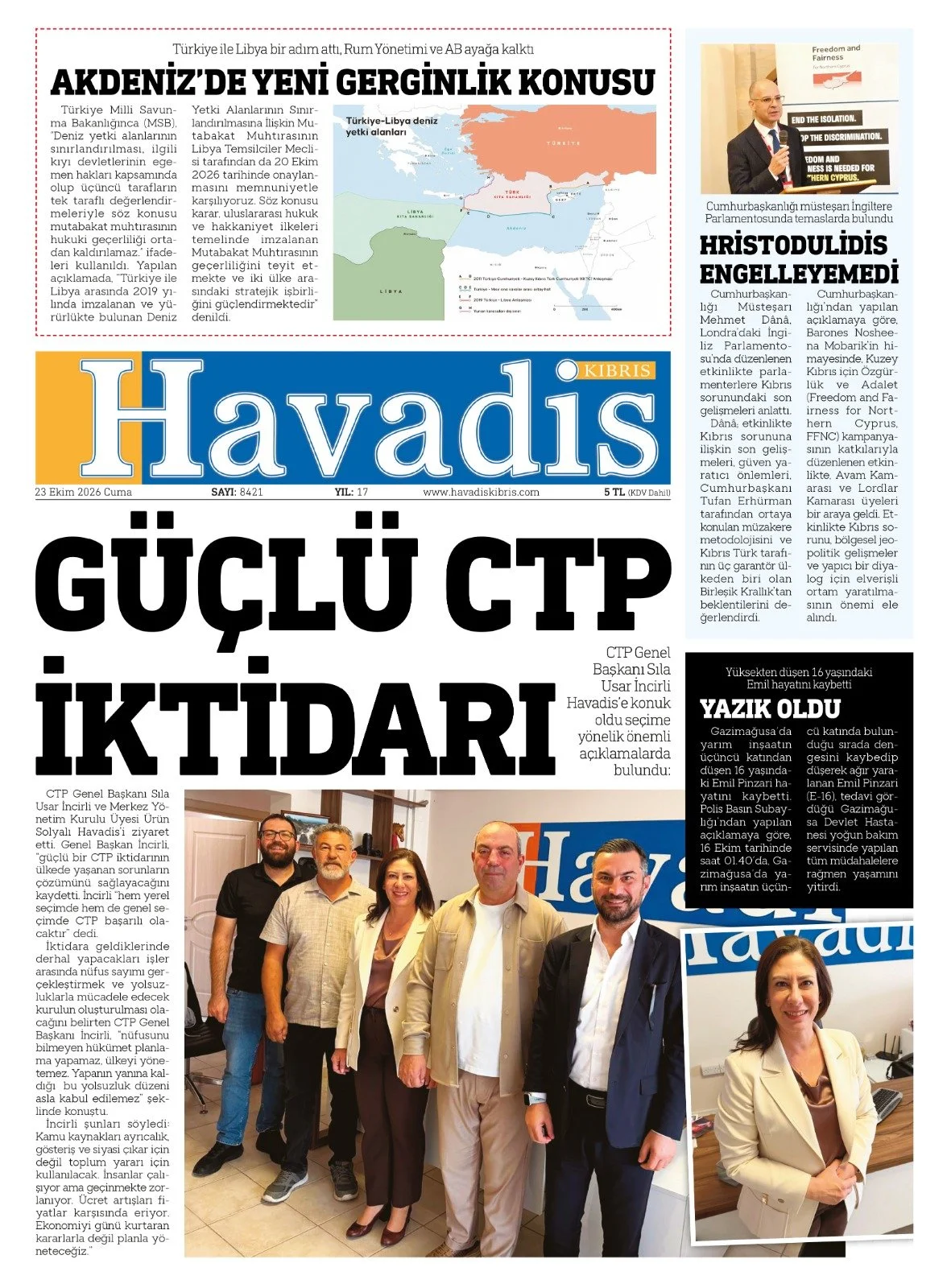 Gazete Manşetleri - 23 Ekim 2024 - 20