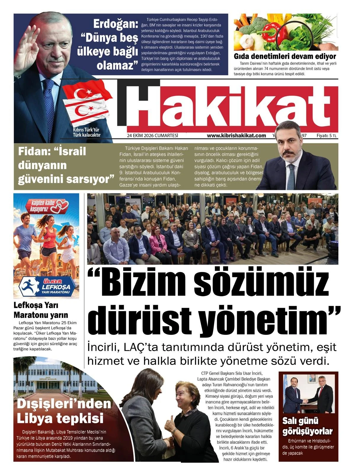 Gazete Manşetleri - 24 Ekim 2026 - 14