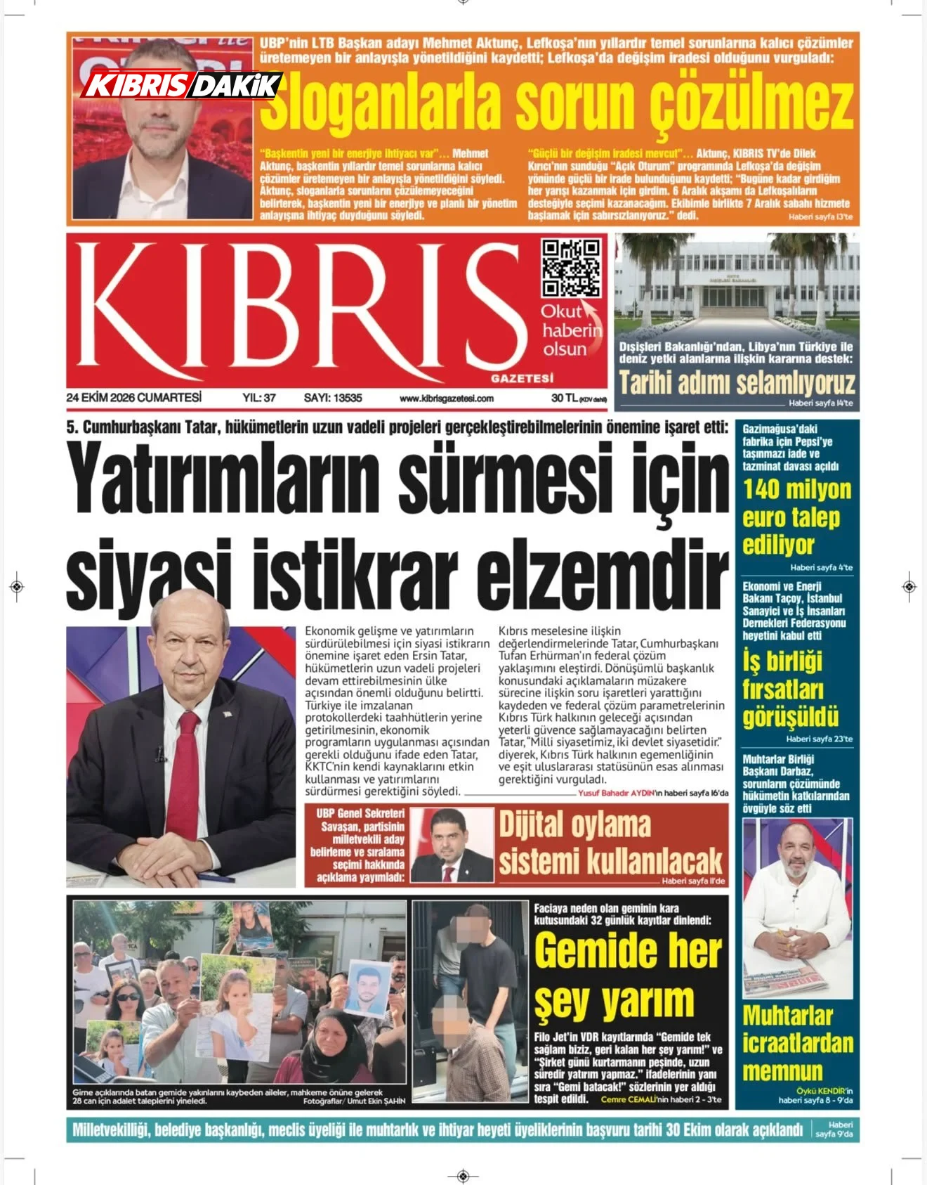 Gazete Manşetleri - 24 Ekim 2026 - 4