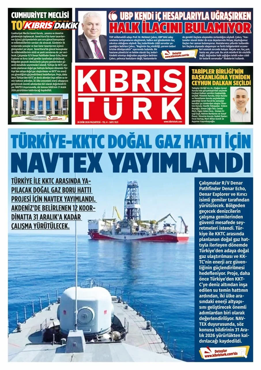 Gazete Manşetleri - 26 Ekim 2026 - 18