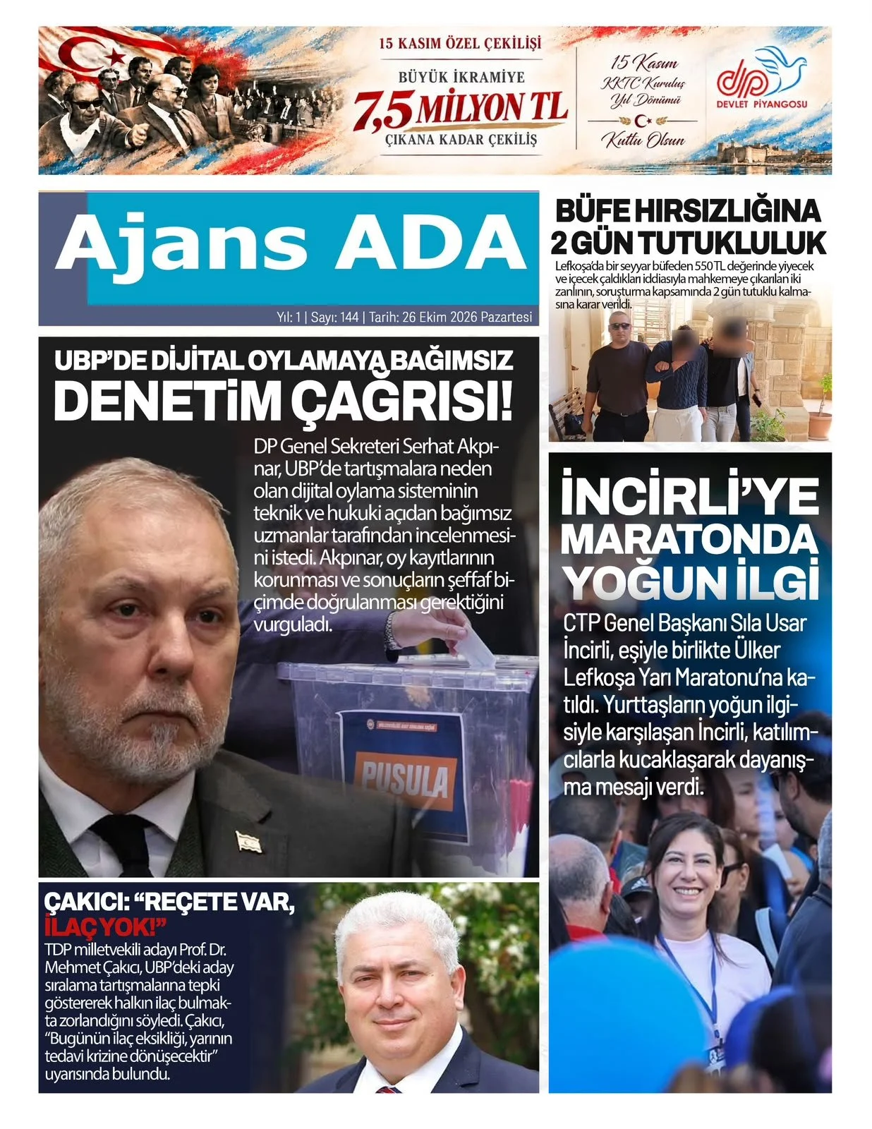 Gazete Manşetleri - 26 Ekim 2026 - 37