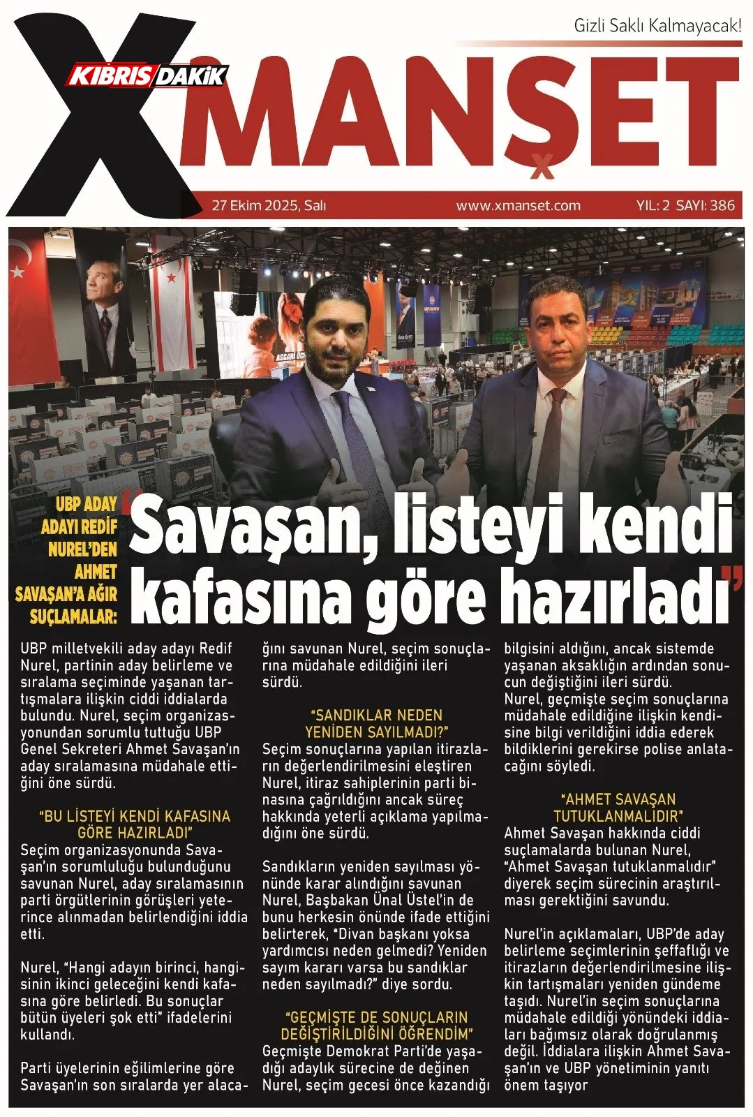 Gazete Manşetleri - 27 Ekim 2026 - 3