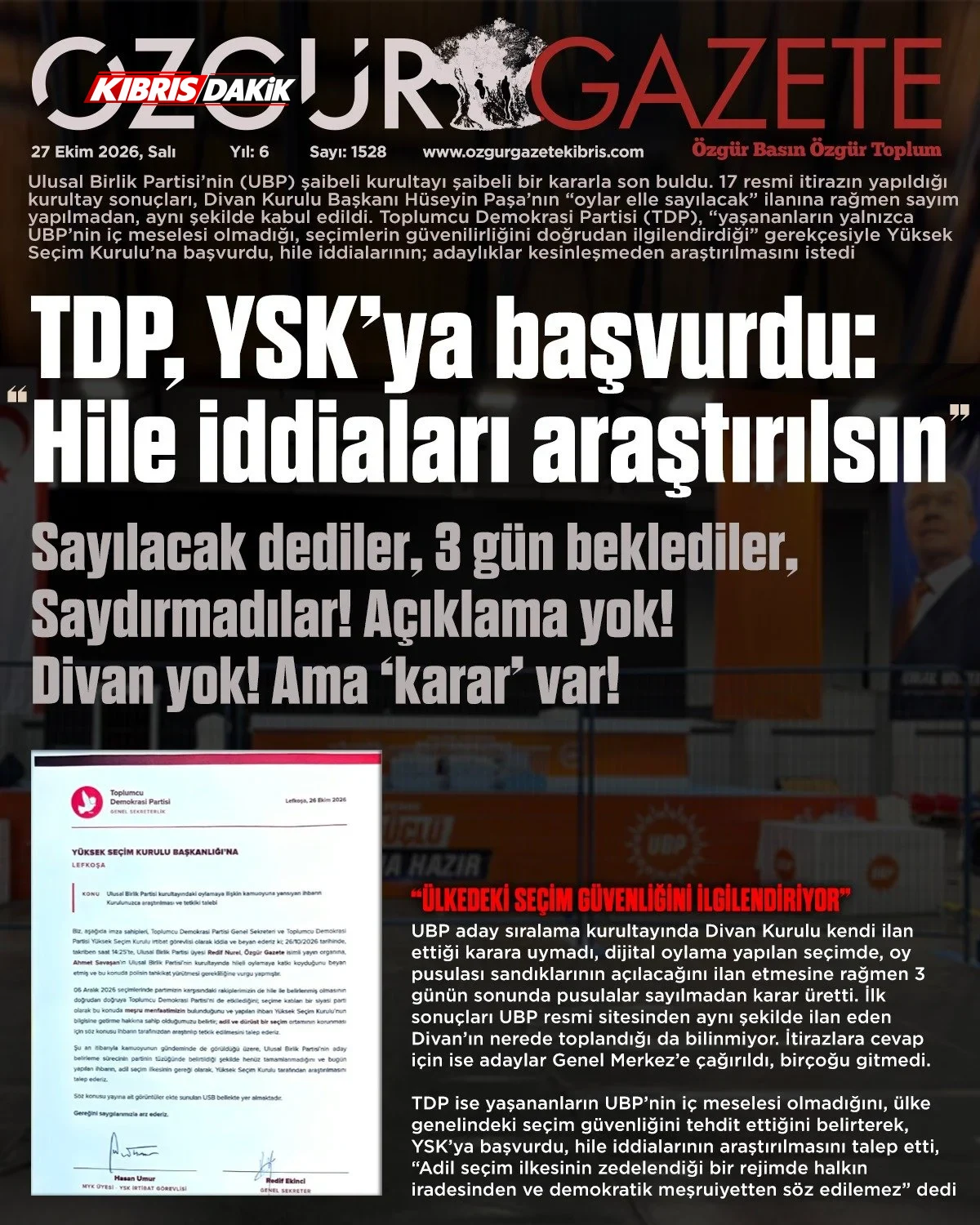 Gazete Manşetleri - 27 Ekim 2026 - 2