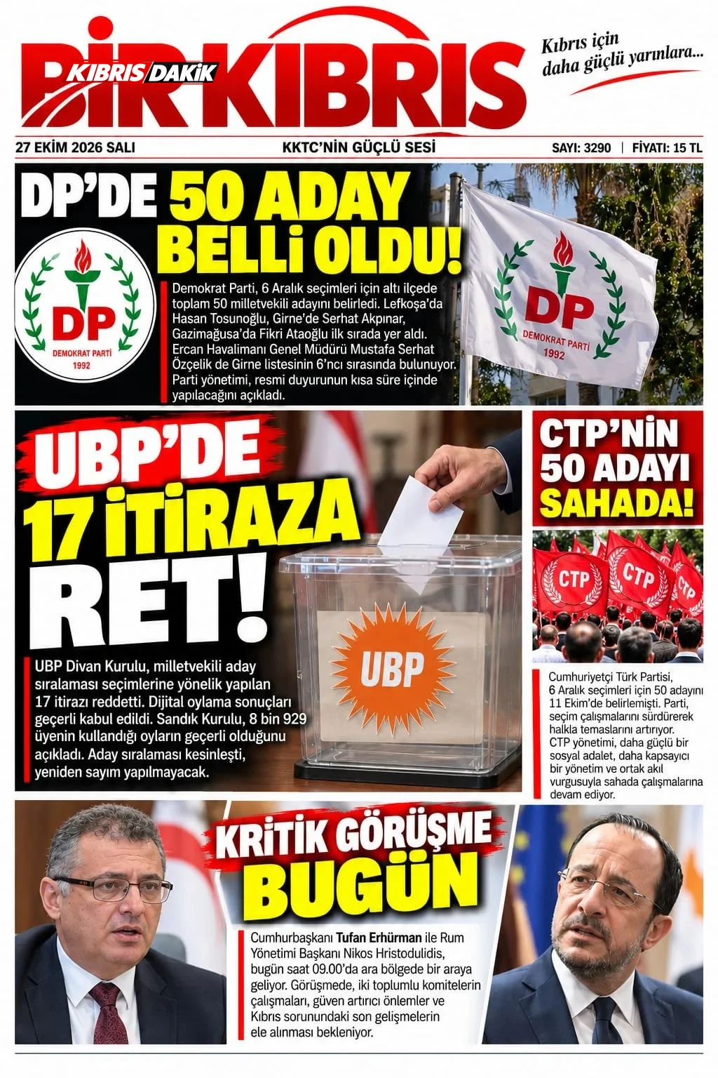 Gazete Manşetleri - 27 Ekim 2026 - 16