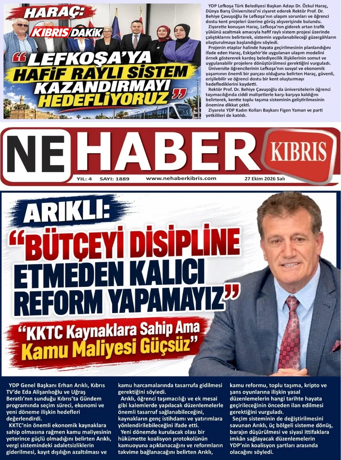 Gazete Manşetleri - 27 Ekim 2026 - 6