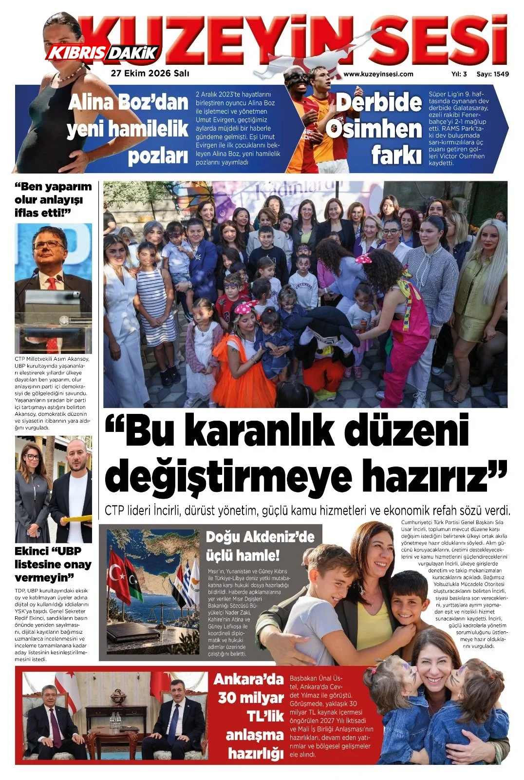 Gazete Manşetleri - 27 Ekim 2026 - 5