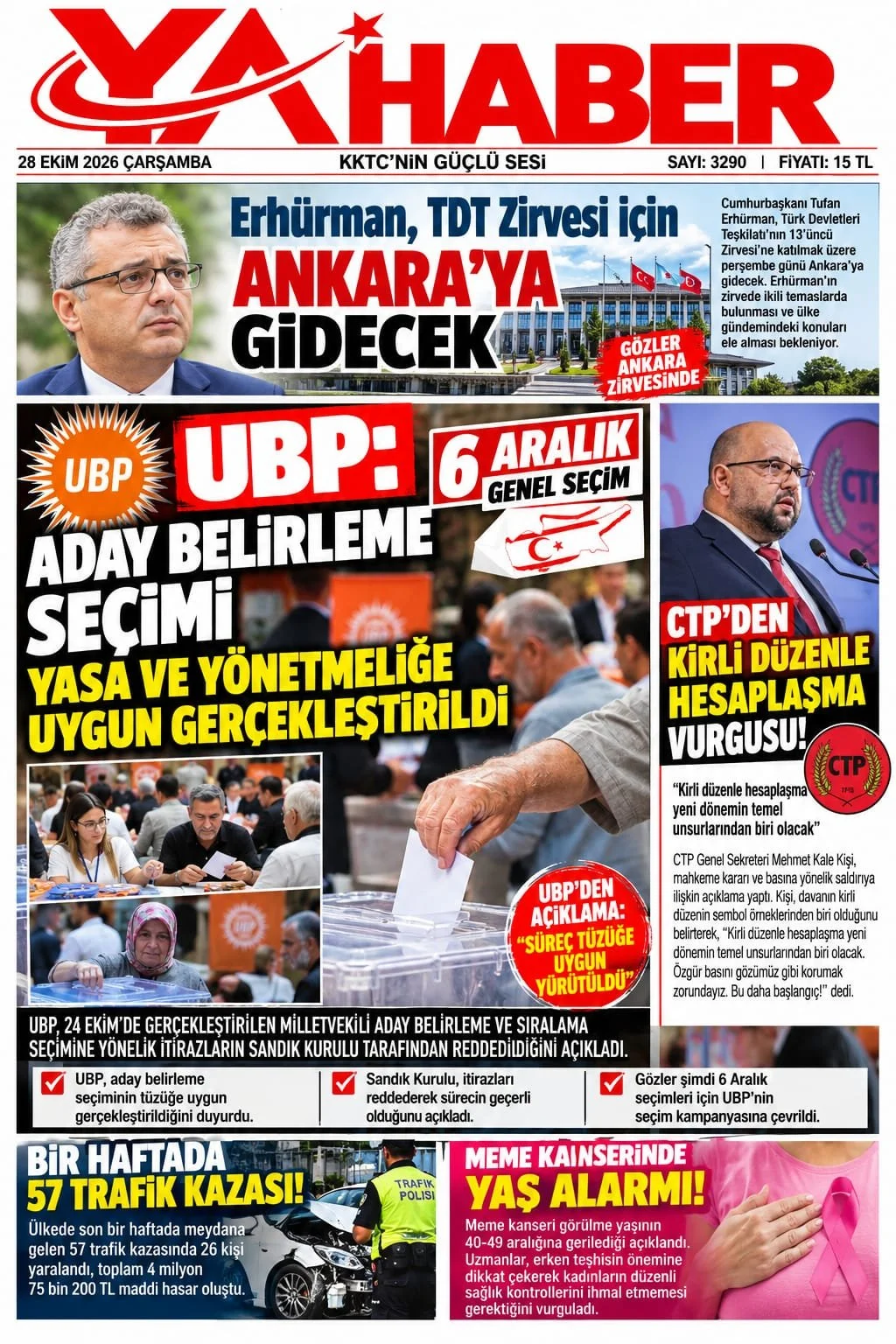 Gazete Manşetleri - 28 ekim 2026 - 36