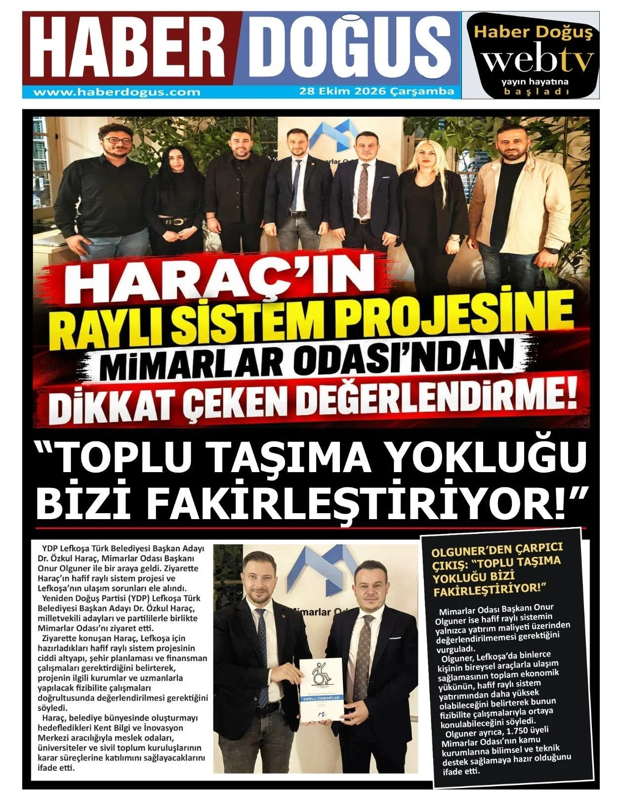 Gazete Manşetleri - 28 ekim 2026 - 20
