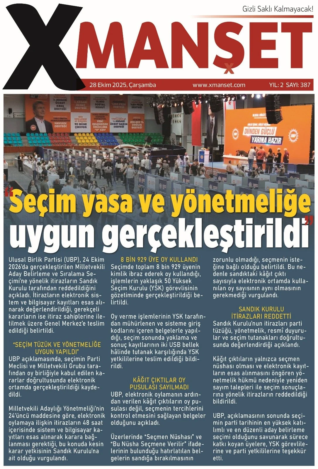 Gazete Manşetleri - 28 ekim 2026 - 31