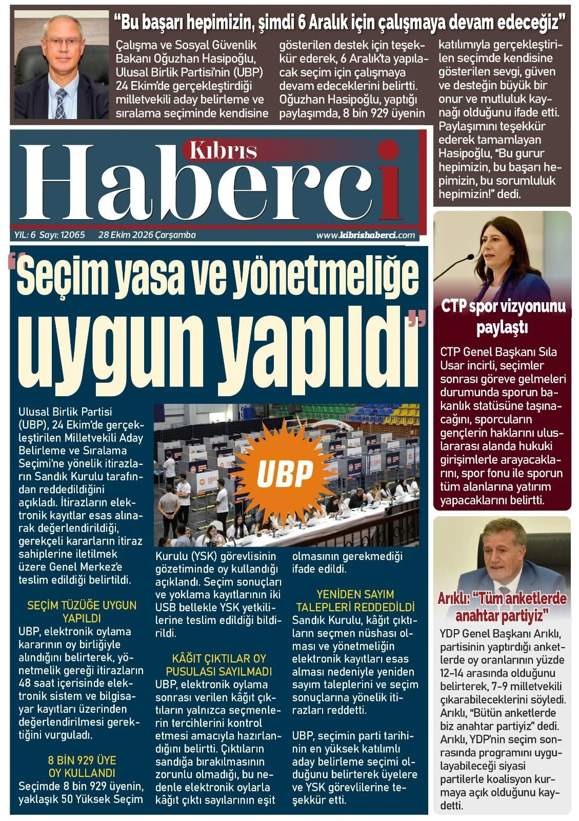 Gazete Manşetleri - 28 ekim 2026 - 30