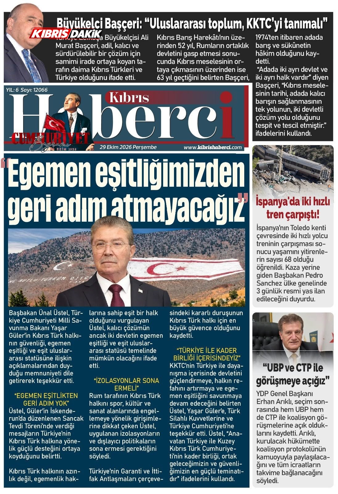 Gazete Manşetleri - 29 Ekim 2026 - 6