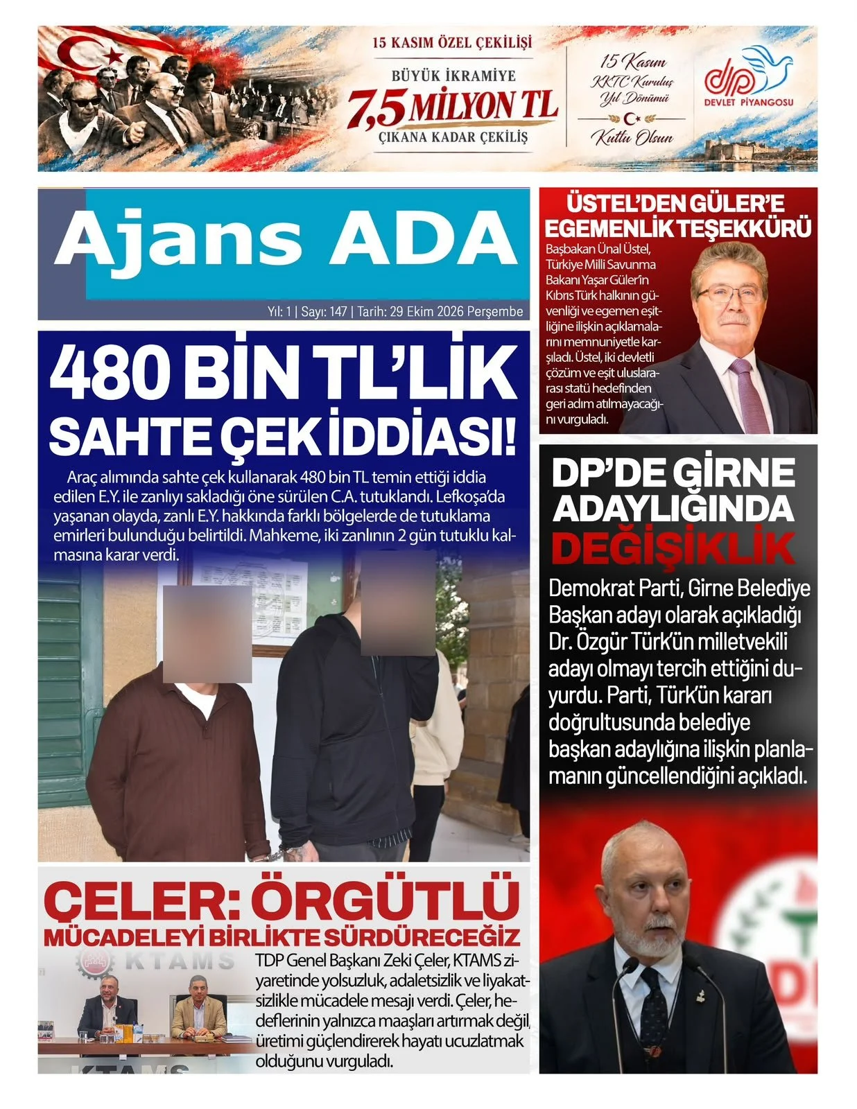 Gazete Manşetleri - 29 Ekim 2026 - 24