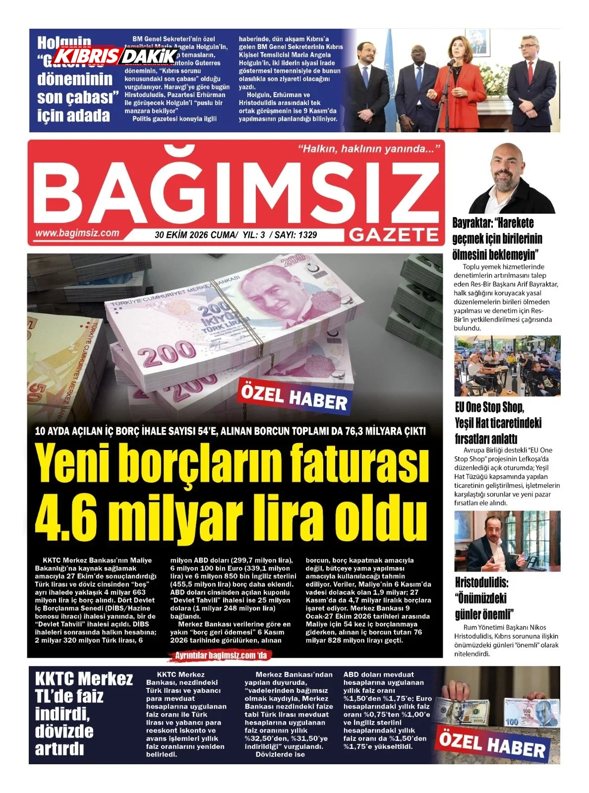 Gazete Manşetleri - 30 Ekim 2026 - 13