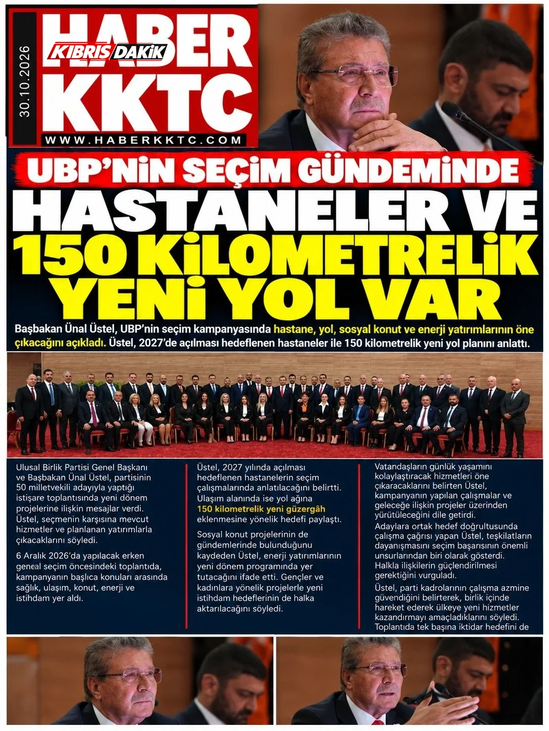 Gazete Manşetleri - 30 Ekim 2026 - 22