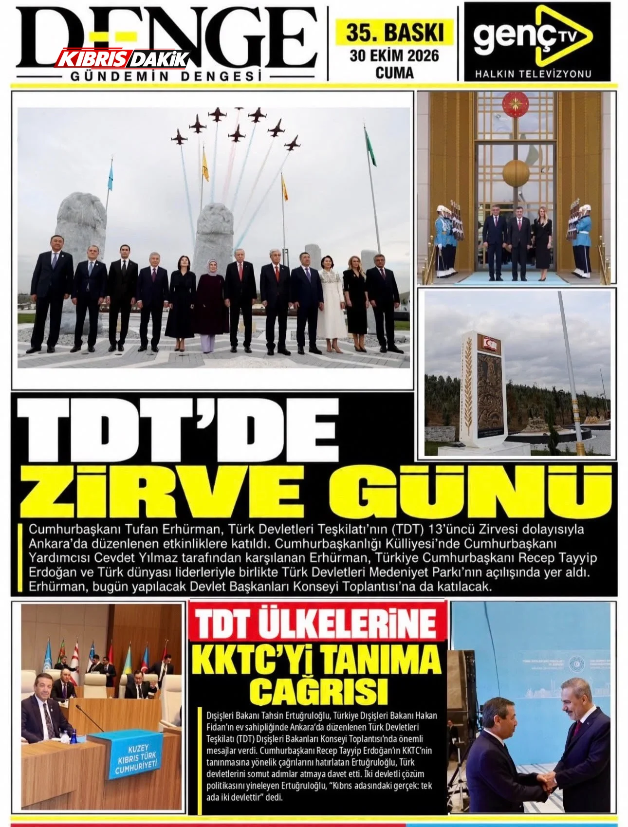Gazete Manşetleri - 30 Ekim 2026 - 7