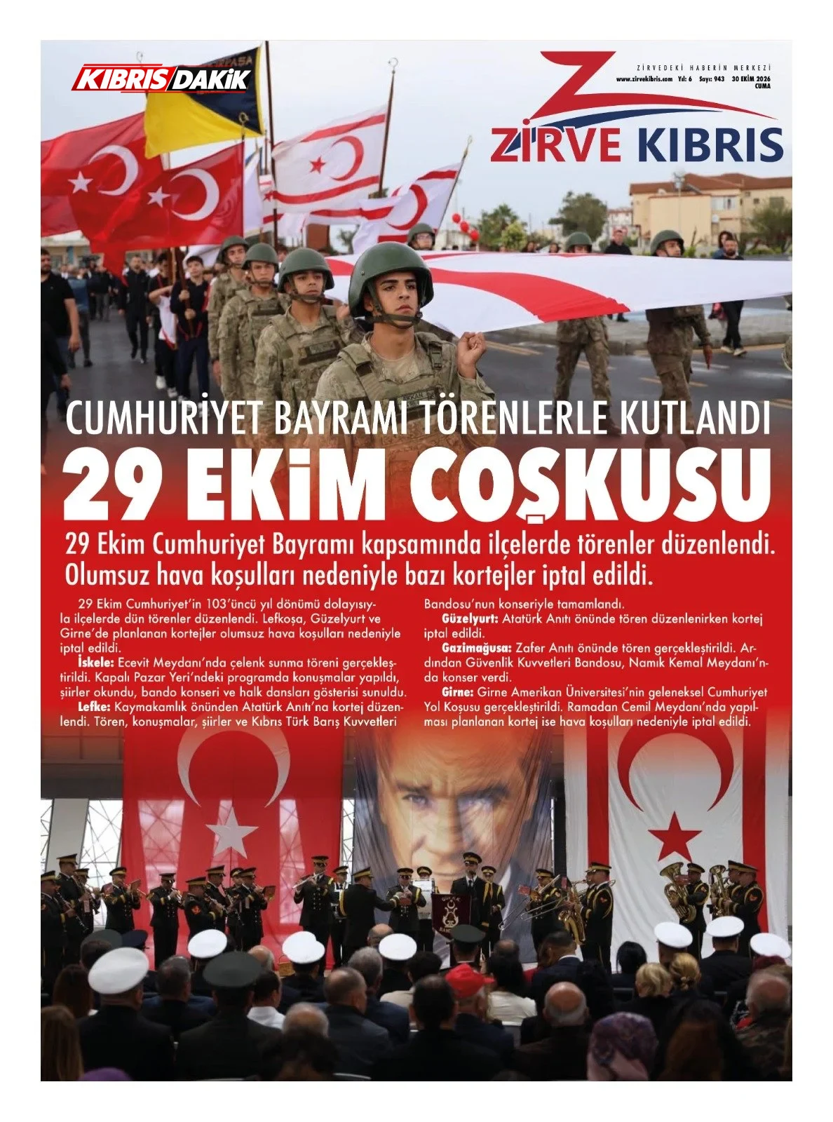 Gazete Manşetleri - 30 Ekim 2026 - 5