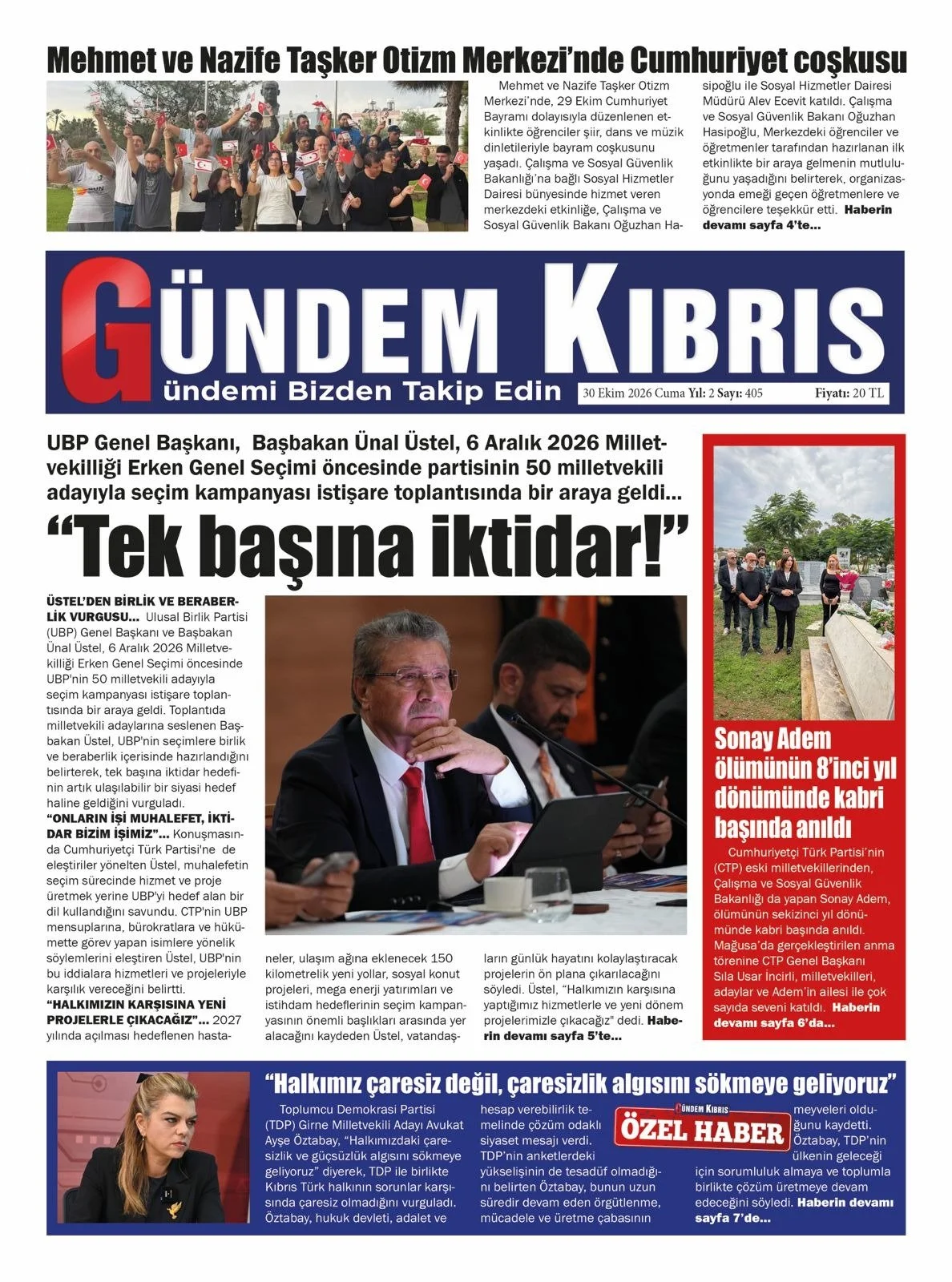 Gazete Manşetleri - 30 Ekim 2026 - 38
