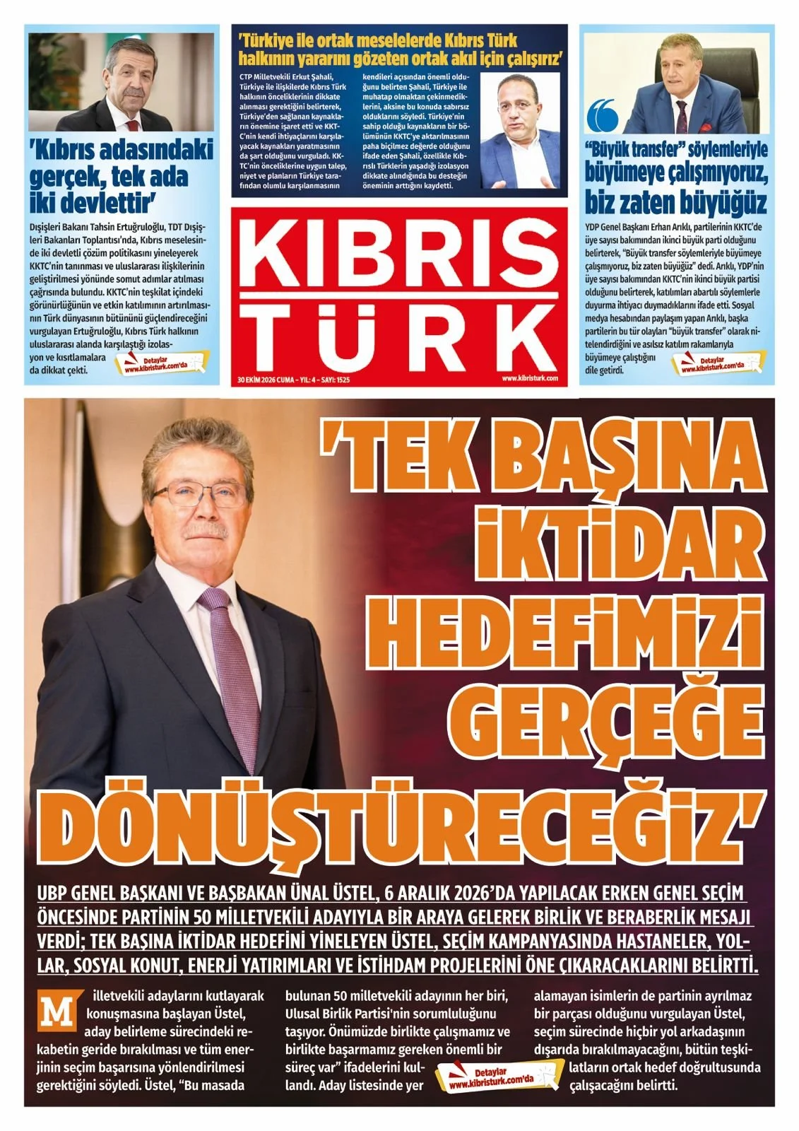 Gazete Manşetleri - 30 Ekim 2026 - 46