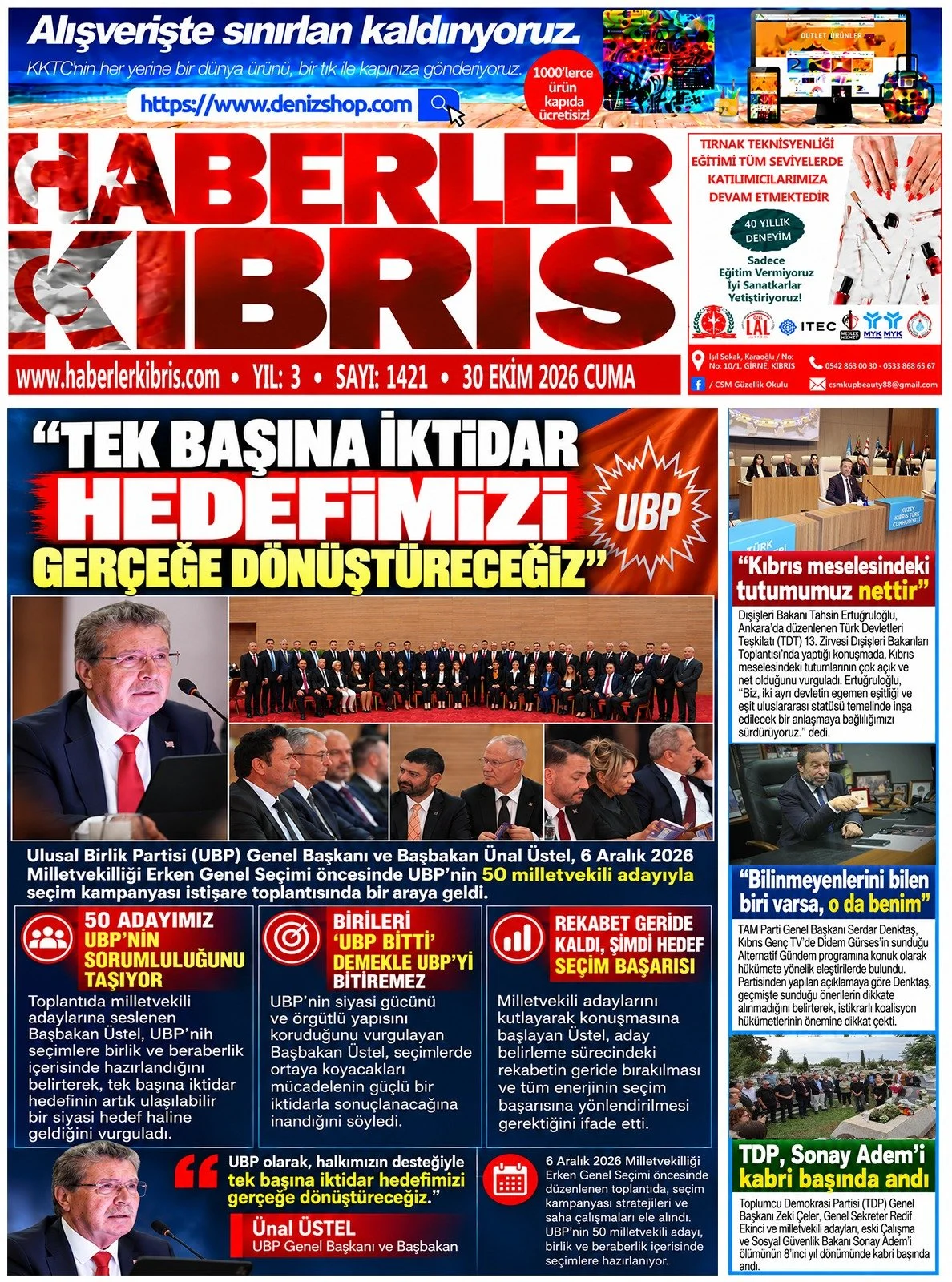 Gazete Manşetleri - 30 Ekim 2026 - 45