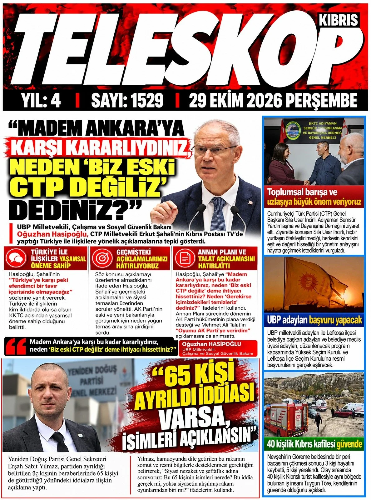 Gazete Manşetleri - 30 Ekim 2026 - 28